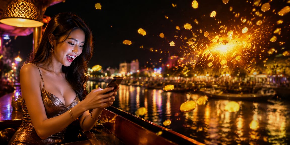 Người dùng truy cập j97 trên di động tại chợ đêm Hà Nội